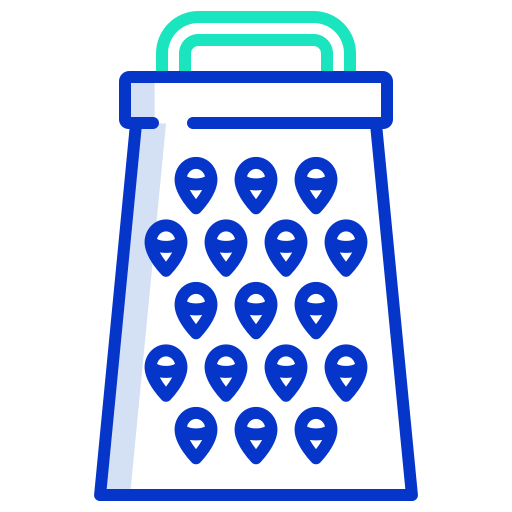 Cheese grater Icongeek26 Outline Colour icon