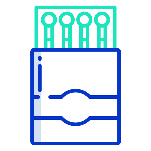 성냥갑 Icongeek26 Outline Colour icon