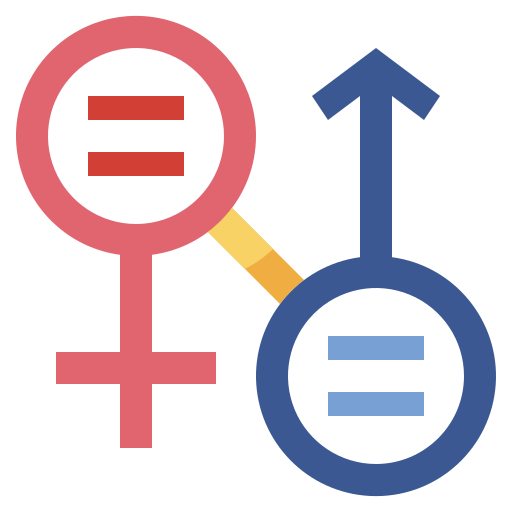 igualdad de género Surang Flat icono