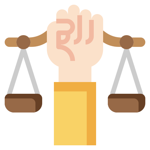 escala de justicia Surang Flat icono