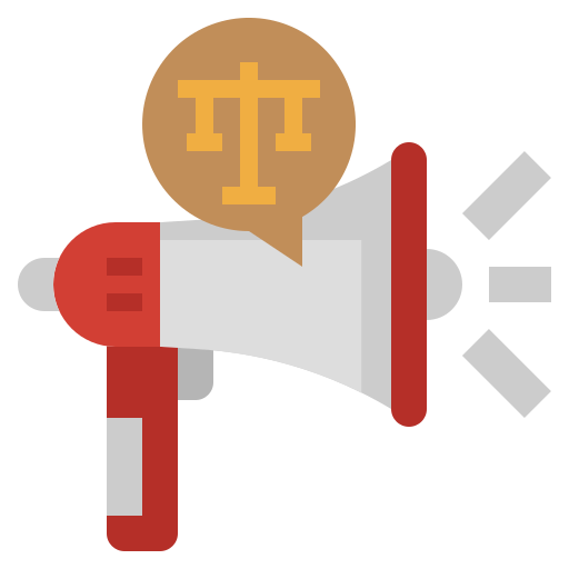 Megaphone Surang Flat icon