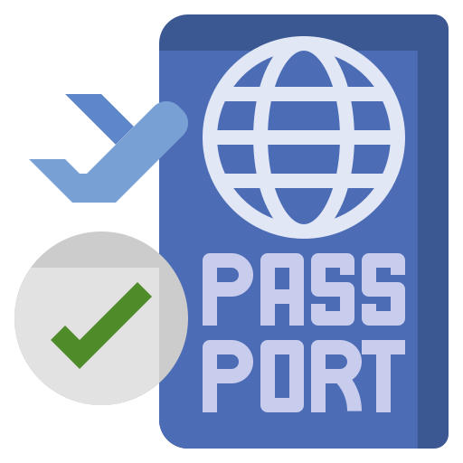 パスポート Surang Flat icon