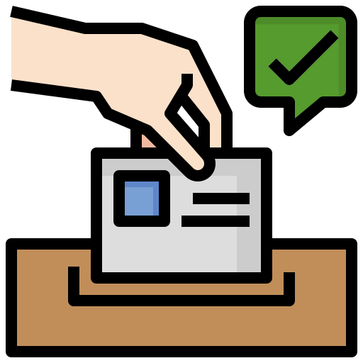 votar Surang Lineal Color icono