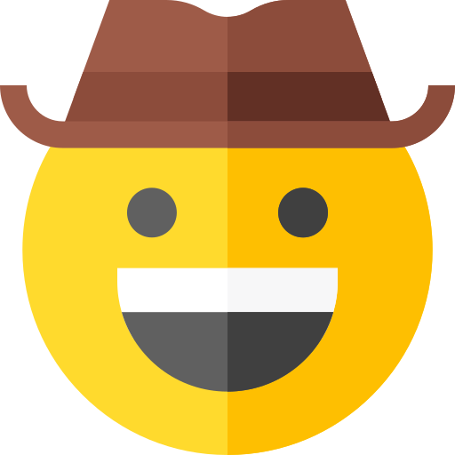 cowboy Basic Straight Flat icon