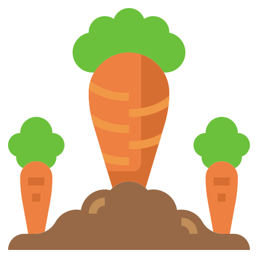 les carottes Surang Flat Icône