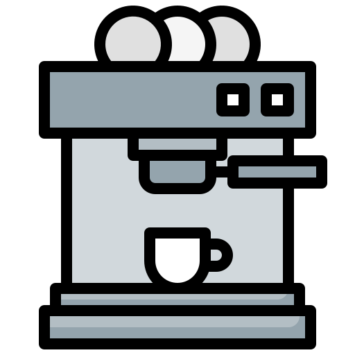 Coffee machine Surang Lineal Color icon