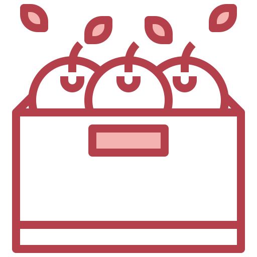 caixa de frutas Surang Red Ícone