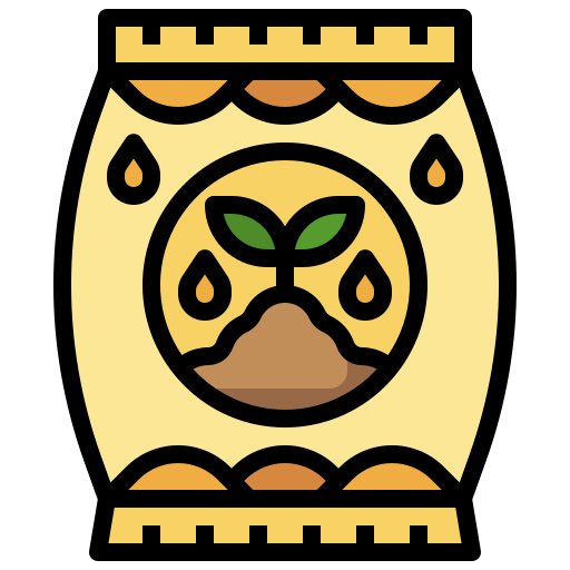 bolsa de semillas Surang Lineal Color icono