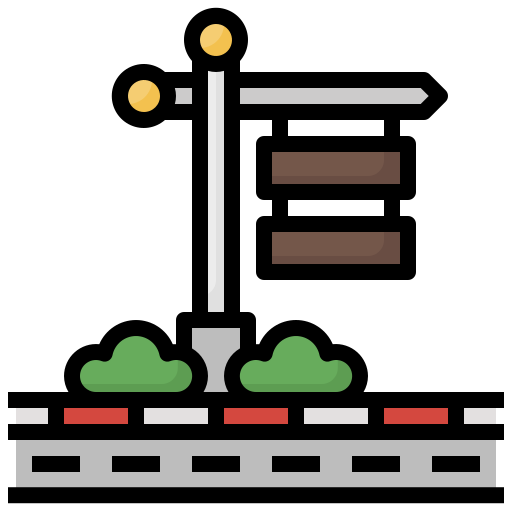 Signage Surang Lineal Color icon