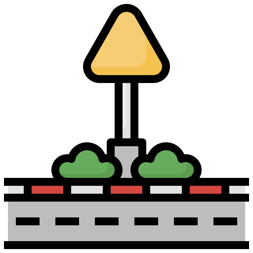Traffic signal Surang Lineal Color icon