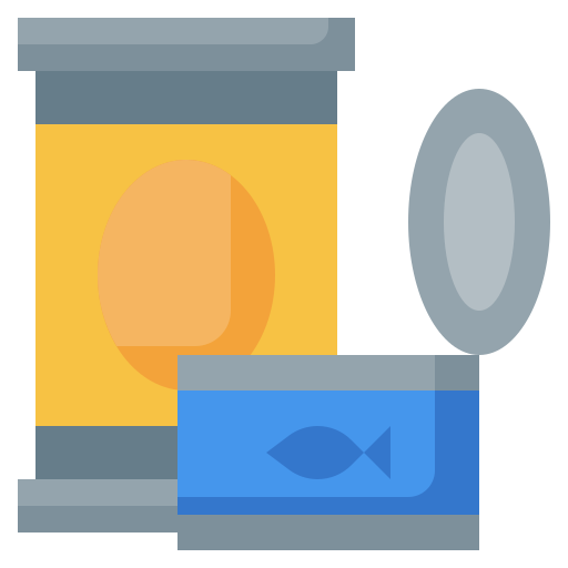 Canned food Surang Flat icon