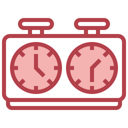 Chess clock Surang Red icon