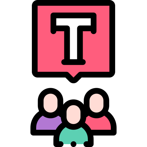 Teamwork Detailed Rounded Lineal color icon