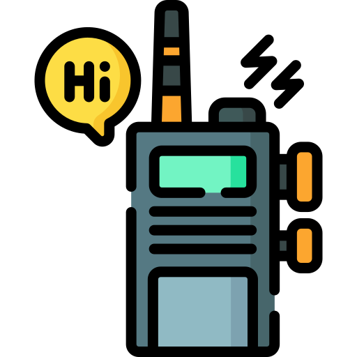 walkie talkie Special Lineal color icon