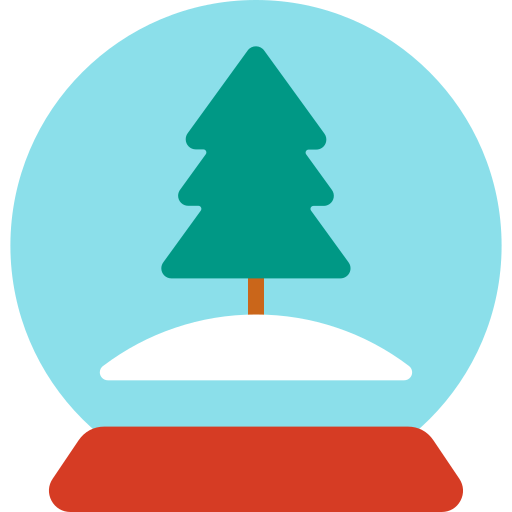 Śnieżna kula Generic Flat ikona