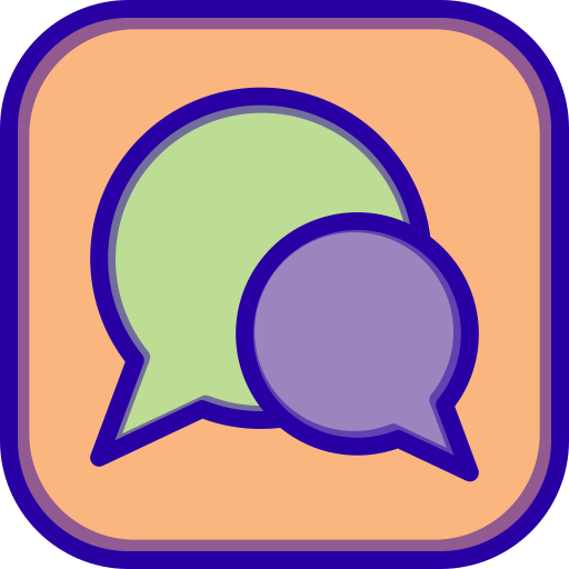 Chat Generic Outline Color icon