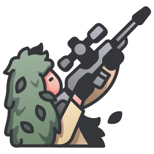Sniper MaxIcons Lineal color icon