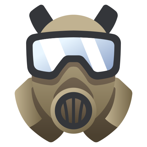 gasmaske MaxIcons Flat icon