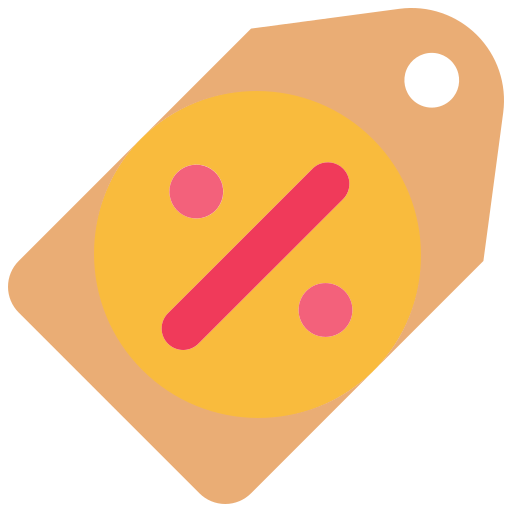 prijskaartje Generic Flat icoon