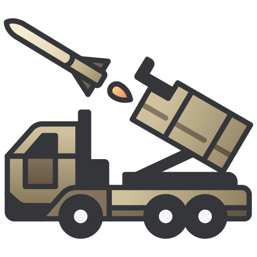 Missiles MaxIcons Lineal color icon