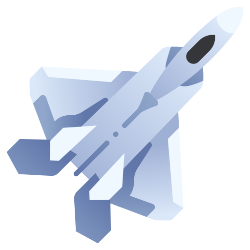 fuerza aerea MaxIcons Flat icono