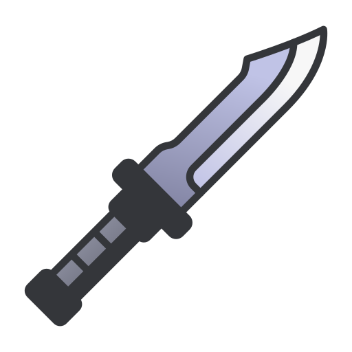 Knife MaxIcons Lineal color icon