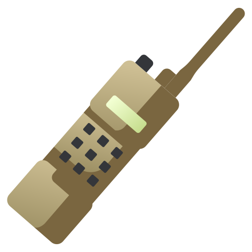 walkie-talkies MaxIcons Flat icono