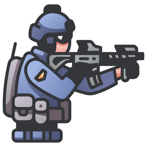Soldier MaxIcons Lineal color icon