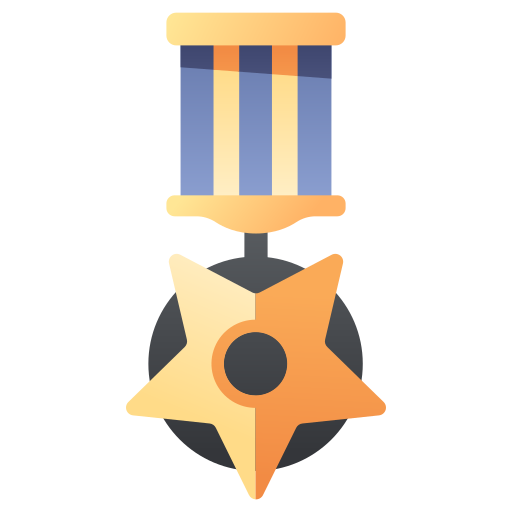 medalla MaxIcons Flat icono