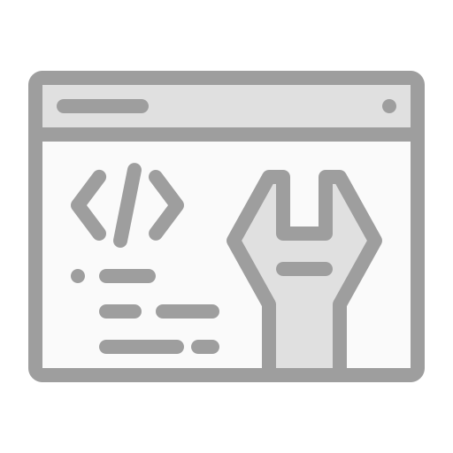 Web maintenance Generic Grey icon