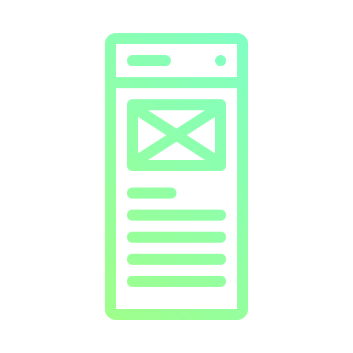 レスポンシブデザイン Generic Gradient icon