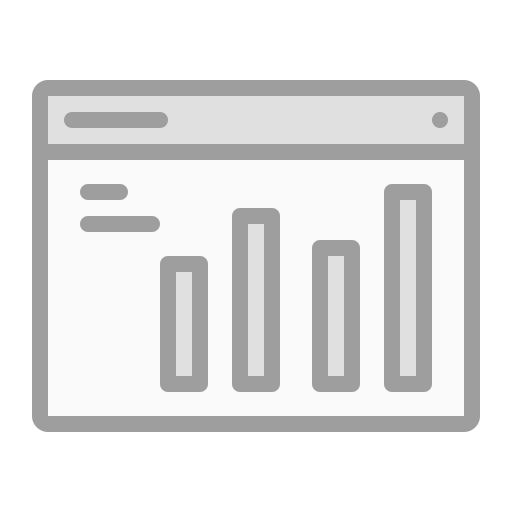 통계 Generic Grey icon