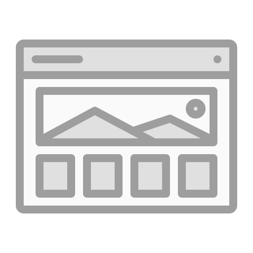 Web design Generic Grey icon