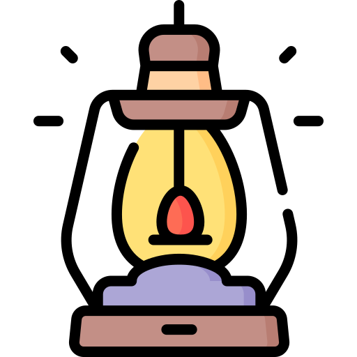 Oil lamp Special Lineal color icon