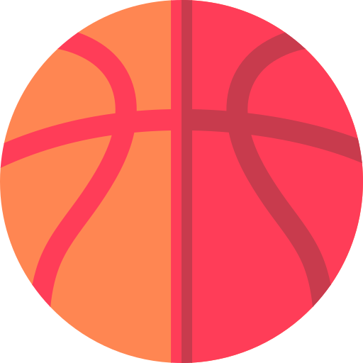 baloncesto Basic Straight Flat icono