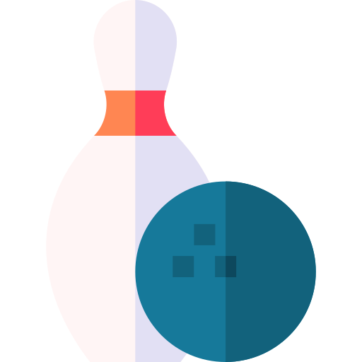 bowling Basic Straight Flat Icône