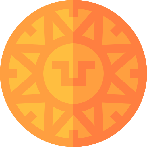 Aztec calendar Basic Straight Flat icon