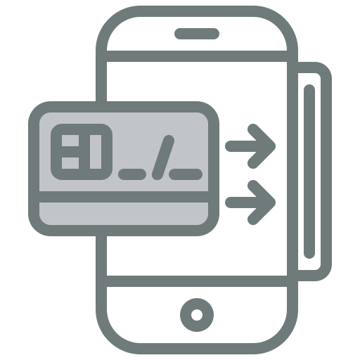 les services bancaires mobiles Generic Grey Icône