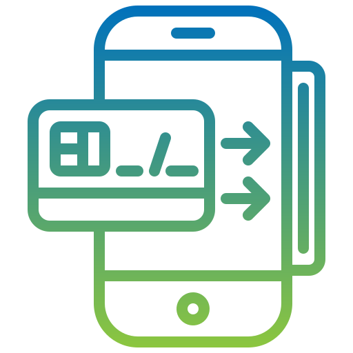 mobile banking Generic Gradient icon