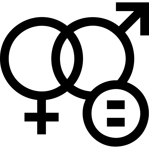 geslachtsgelijkheid Basic Straight Lineal icoon