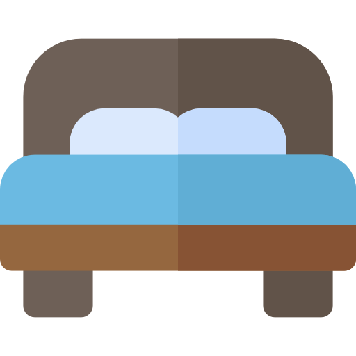 camas Basic Rounded Flat icono