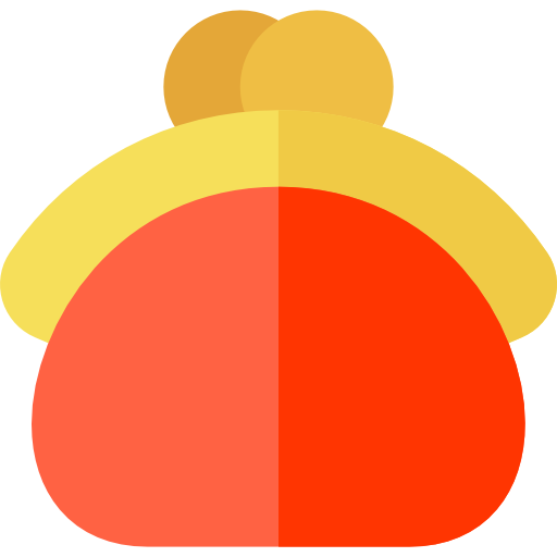 monederos Basic Rounded Flat icono