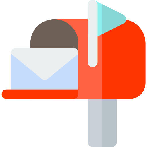 mailed Basic Rounded Flat icon