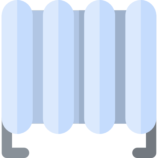 radiateurs Basic Rounded Flat Icône
