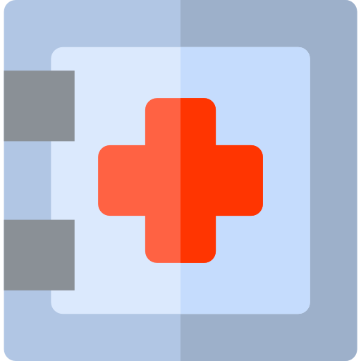 assistenza sanitaria Basic Rounded Flat icona