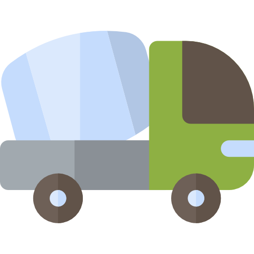 samochody ciężarowe Basic Rounded Flat ikona