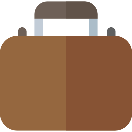 Book bag Basic Rounded Flat icon