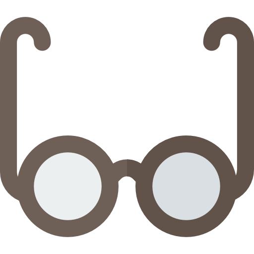 老眼鏡 Basic Rounded Flat icon