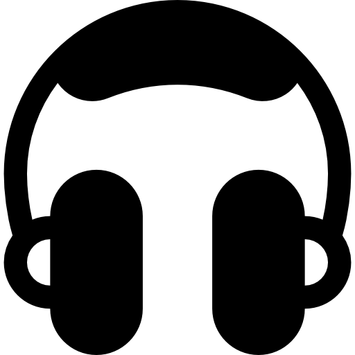 słuchawki Basic Rounded Filled ikona