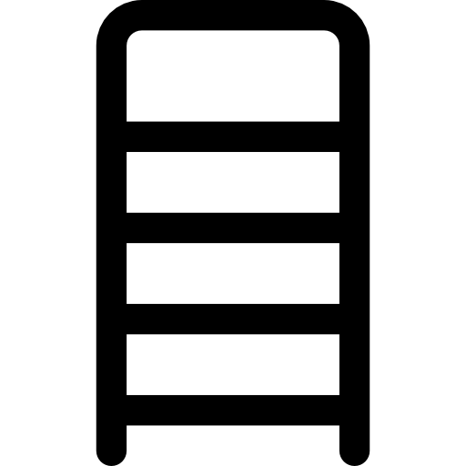 Ladders Basic Rounded Filled icon